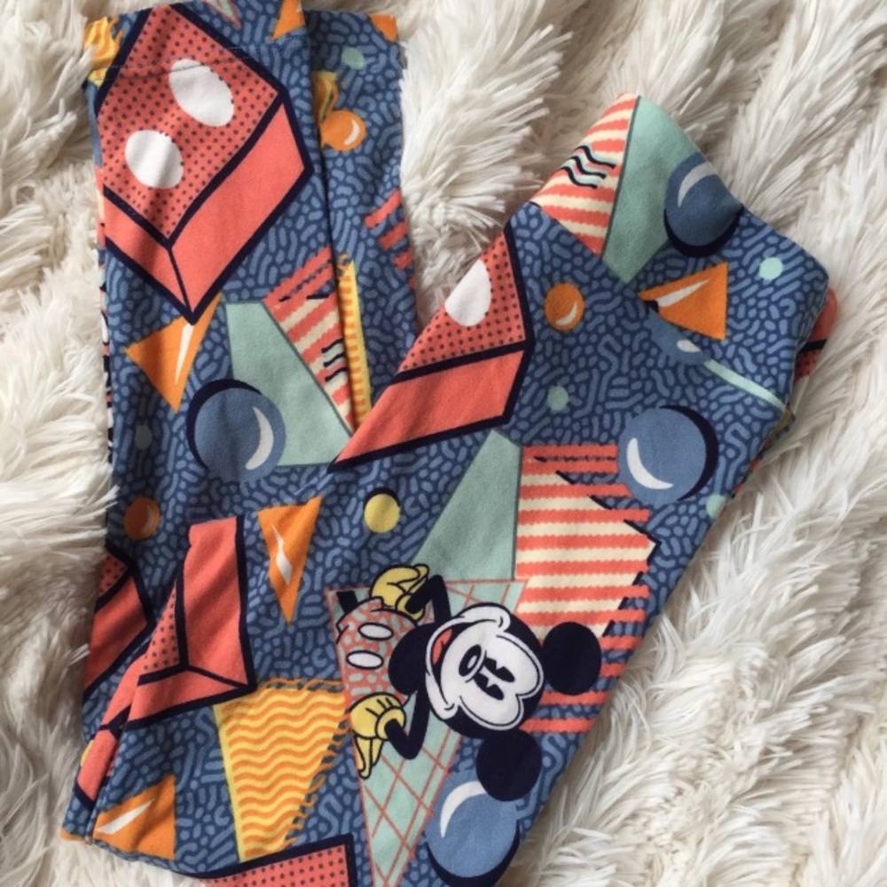 LULAROE DISNEY LEGGINGS KIDS S/M